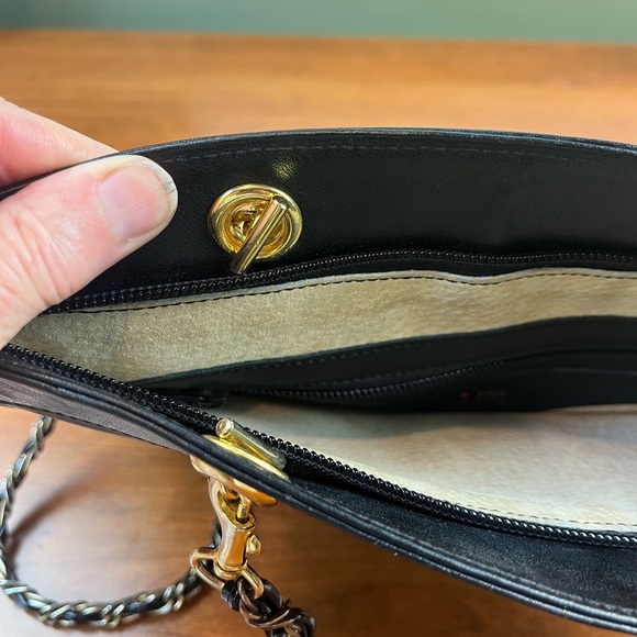 HCL Handcrafted Leather Goods Black Leather Bag Made in W. Germany Numbered Bag - Picture 13 of 16